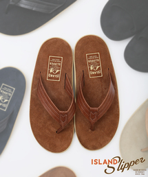 【ISLAND SLIPPER / アイランドスリッパ】別注 : PT203 LEATHER×SUEDE