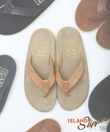 【ISLAND SLIPPER / アイランドスリッパ】別注 : PT203 LEATHER×SUEDE