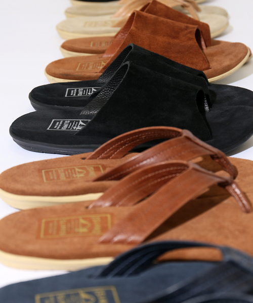 JOURNAL STANDARD（ジャーナルスタンダード）の「【ISLAND SLIPPER / アイランドスリッパ】別注 :  PT203 LEATHER×SUEDE（サンダル・メンズ・ブラック/ネイビー/ブラウン/サンドベージュ・90/100/80/70）」の22枚目の写真