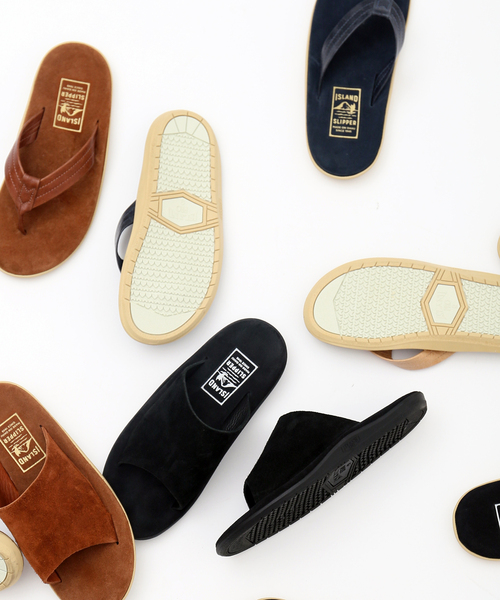 JOURNAL STANDARD（ジャーナルスタンダード）の「【ISLAND SLIPPER / アイランドスリッパ】別注 :  PT203 LEATHER×SUEDE（サンダル・メンズ・ブラック/ネイビー/ブラウン/サンドベージュ・90/100/80/70）」の20枚目の写真