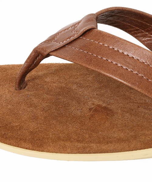 JOURNAL STANDARD（ジャーナルスタンダード）の「【ISLAND SLIPPER / アイランドスリッパ】別注 :  PT203 LEATHER×SUEDE（サンダル・メンズ・ブラック/ネイビー/ブラウン/サンドベージュ・90/100/80/70）」の7枚目の写真