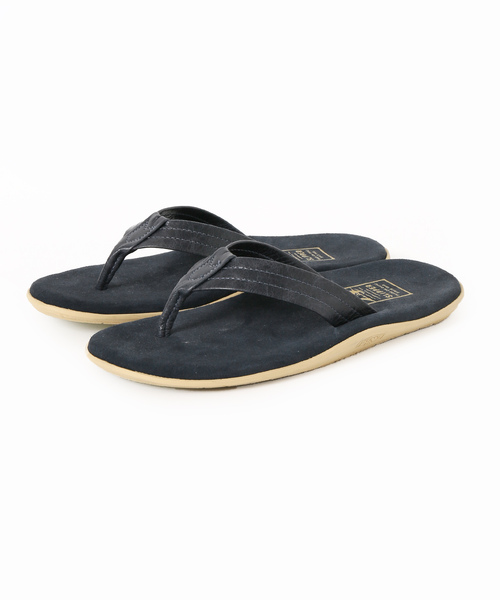 JOURNAL STANDARD（ジャーナルスタンダード）の「【ISLAND SLIPPER / アイランドスリッパ】別注 :  PT203 LEATHER×SUEDE（サンダル・メンズ・ブラック/ネイビー/ブラウン/サンドベージュ・90/100/80/70）」の6枚目の写真