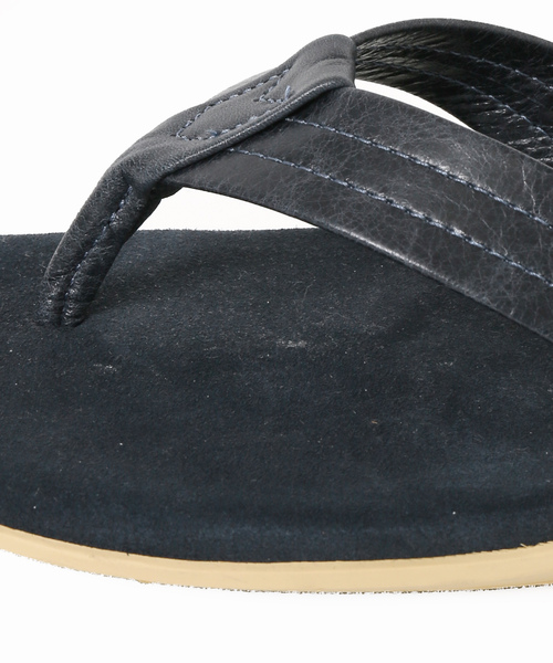 JOURNAL STANDARD（ジャーナルスタンダード）の「【ISLAND SLIPPER / アイランドスリッパ】別注 :  PT203 LEATHER×SUEDE（サンダル・メンズ・ブラック/ネイビー/ブラウン/サンドベージュ・90/100/80/70）」の5枚目の写真