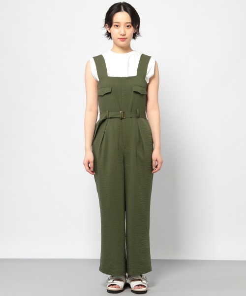 PAGEBOY（ページボーイ）の「サファリサロぺ（サロペット/オーバーオール・レディース・ブラック/カーキ・FREE）」の10枚目の写真