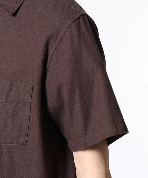 ADAM ET ROPE'（アダムエロペ）の「〈バンブー素材〉オーバーシルエットオープンカラーシャツ（シャツ/ブラウス・メンズ・ブラック系その他/ブラウン系その他/オレンジ系その他4・M/L）」の17枚目の写真