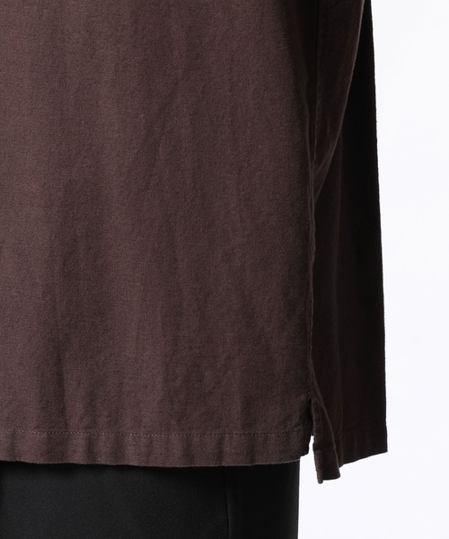 ADAM ET ROPE'（アダムエロペ）の「〈バンブー素材〉オーバーシルエットオープンカラーシャツ（シャツ/ブラウス・メンズ・ブラック系その他/ブラウン系その他/オレンジ系その他4・M/L）」の18枚目の写真