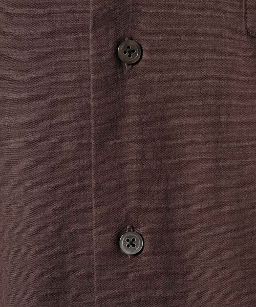 ADAM ET ROPE'（アダムエロペ）の「〈バンブー素材〉オーバーシルエットオープンカラーシャツ（シャツ/ブラウス・メンズ・ブラック系その他/ブラウン系その他/オレンジ系その他4・M/L）」の19枚目の写真