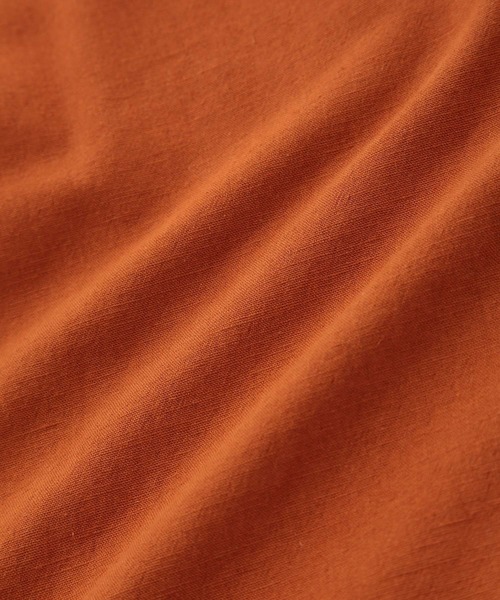 ADAM ET ROPE'（アダムエロペ）の「〈バンブー素材〉オーバーシルエットオープンカラーシャツ（シャツ/ブラウス・メンズ・ブラック系その他/ブラウン系その他/オレンジ系その他4・M/L）」の9枚目の写真