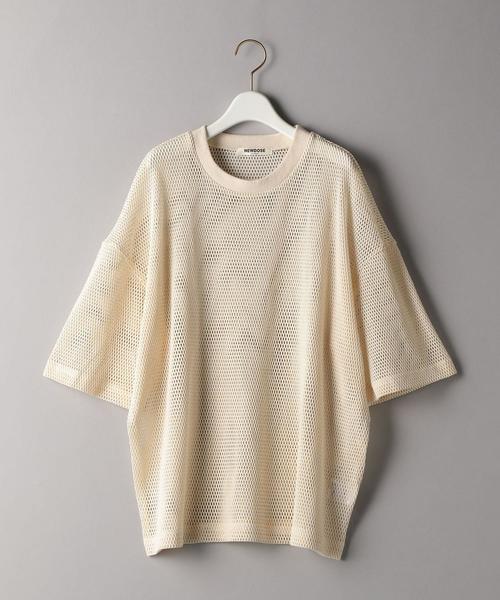 NEWDOSE(ニュードーズ)の「<NEWDOSE>メッシュTシャツ(Tシャツ/カットソー・レディース・ブラック/オフホワイト・FREE)」の18枚目の写真