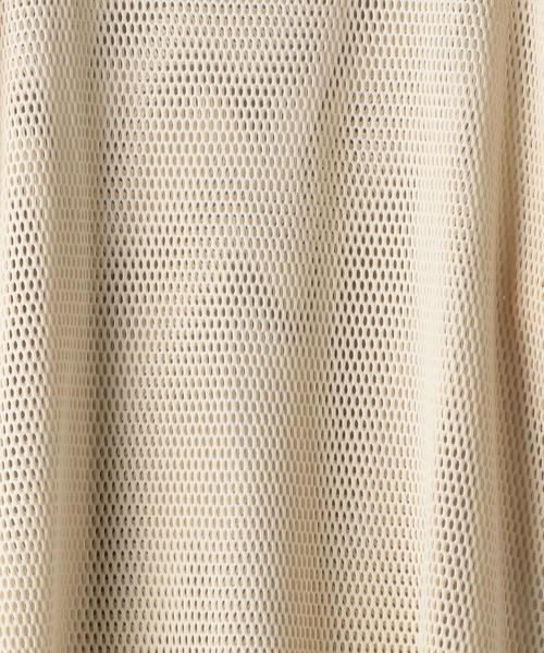 NEWDOSE(ニュードーズ)の「<NEWDOSE>メッシュTシャツ(Tシャツ/カットソー・レディース・ブラック/オフホワイト・FREE)」の17枚目の写真