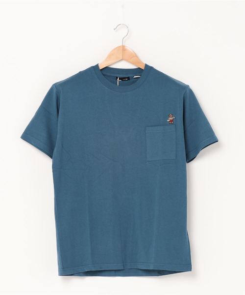 ARCADE(アーケード)の「コットンUSA 米綿 胸ポケベアーワンポイントミニ刺繍 ワイドシルエット Tシャツ(Tシャツ/カットソー・メンズ・ブラウン系その他/ブラック系その他2/ブルー系その他/ホワイト系その他/ホワイト系その他2/ブルー系その他2・M/L/LL)」の11枚目の写真