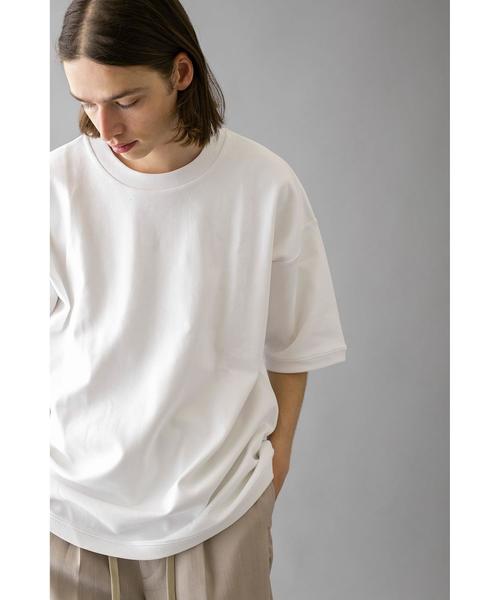 MONKEY TIME（モンキータイム）の「＜monkey time＞ CTN MILANO RIB TEE/ニットTシャツ（Tシャツ/カットソー・メンズ・ケリー/ブラック/ホワイト・X-LARGE/LARGE/SMALL/MEDIUM）」の2枚目の写真