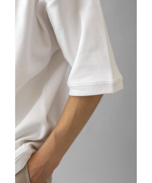 MONKEY TIME（モンキータイム）の「＜monkey time＞ CTN MILANO RIB TEE/ニットTシャツ（Tシャツ/カットソー・メンズ・ケリー/ブラック/ホワイト・X-LARGE/LARGE/SMALL/MEDIUM）」の5枚目の写真