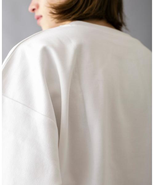 MONKEY TIME（モンキータイム）の「＜monkey time＞ CTN MILANO RIB TEE/ニットTシャツ（Tシャツ/カットソー・メンズ・ケリー/ブラック/ホワイト・X-LARGE/LARGE/SMALL/MEDIUM）」の6枚目の写真