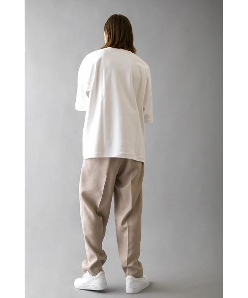 MONKEY TIME（モンキータイム）の「＜monkey time＞ CTN MILANO RIB TEE/ニットTシャツ（Tシャツ/カットソー・メンズ・ケリー/ブラック/ホワイト・X-LARGE/LARGE/SMALL/MEDIUM）」の8枚目の写真