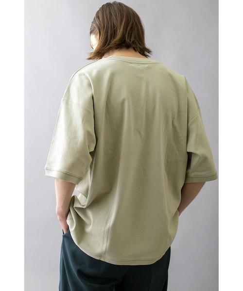 MONKEY TIME（モンキータイム）の「＜monkey time＞ CTN MILANO RIB TEE/ニットTシャツ（Tシャツ/カットソー・メンズ・ケリー/ブラック/ホワイト・X-LARGE/LARGE/SMALL/MEDIUM）」の19枚目の写真