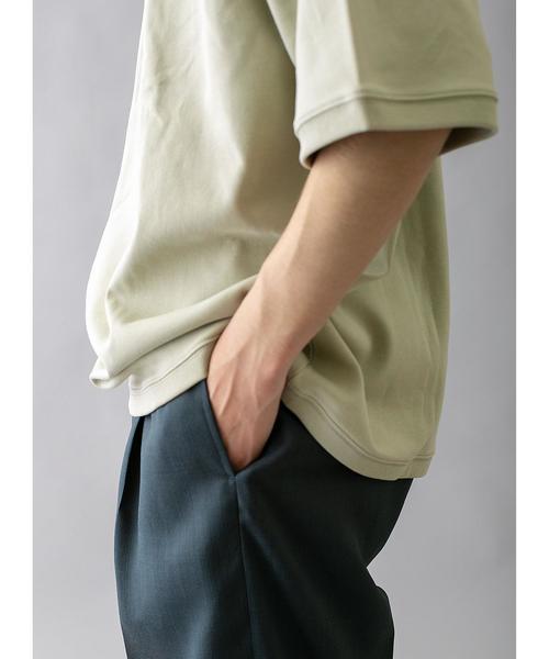 MONKEY TIME（モンキータイム）の「＜monkey time＞ CTN MILANO RIB TEE/ニットTシャツ（Tシャツ/カットソー・メンズ・ケリー/ブラック/ホワイト・X-LARGE/LARGE/SMALL/MEDIUM）」の20枚目の写真