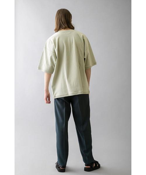 MONKEY TIME（モンキータイム）の「＜monkey time＞ CTN MILANO RIB TEE/ニットTシャツ（Tシャツ/カットソー・メンズ・ケリー/ブラック/ホワイト・X-LARGE/LARGE/SMALL/MEDIUM）」の22枚目の写真