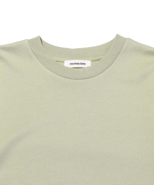 MONKEY TIME（モンキータイム）の「＜monkey time＞ CTN MILANO RIB TEE/ニットTシャツ（Tシャツ/カットソー・メンズ・ケリー/ブラック/ホワイト・X-LARGE/LARGE/SMALL/MEDIUM）」の17枚目の写真