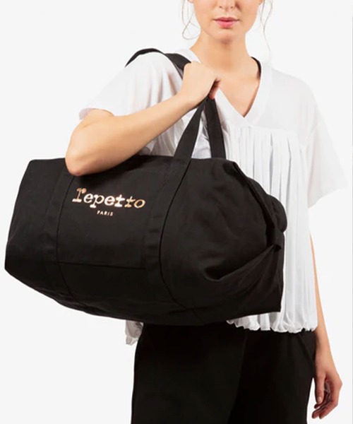 Repetto（レペット）の「ダッフルバッグ Lサイズ / B0233T（ボストンバッグ・レディース・ブラック・FREE）」の4枚目の写真