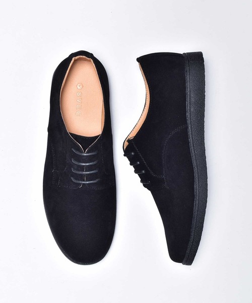 SVEC(シュベック)の「軽量 ポストマンシューズ / 4ホール レースアップ(ドレスシューズ・メンズ・ブラック/ブラック系その他/ベージュ系その他/ブラック系その他2・44/40/41/42/43/45)」の13枚目の写真