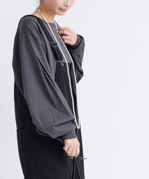 DouDou | 袖タックボリュームT(Tシャツ/カットソー)