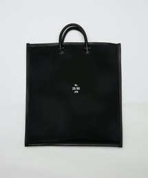 【20/80】トゥエンティーエイティー/CANVAS #8 LEATHER FRAME FLAT TOTE