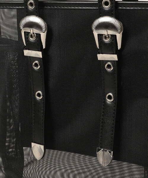 Ray BEAMS（レイビームス）の「CONTROL FREAK × Ray BEAMS / 別注 シアー ウエスタン トートバッグ（トートバッグ・レディース・ブラック/グリーン・ONE SIZE）」の16枚目の写真