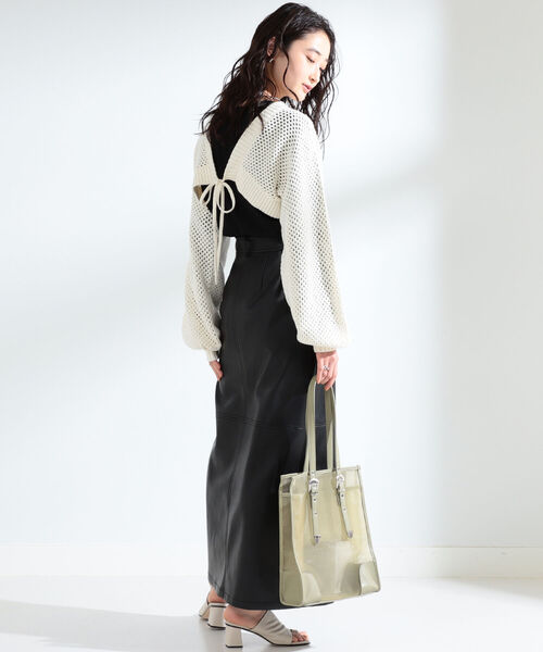 Ray BEAMS（レイビームス）の「CONTROL FREAK × Ray BEAMS / 別注 シアー ウエスタン トートバッグ（トートバッグ・レディース・ブラック/グリーン・ONE SIZE）」の19枚目の写真