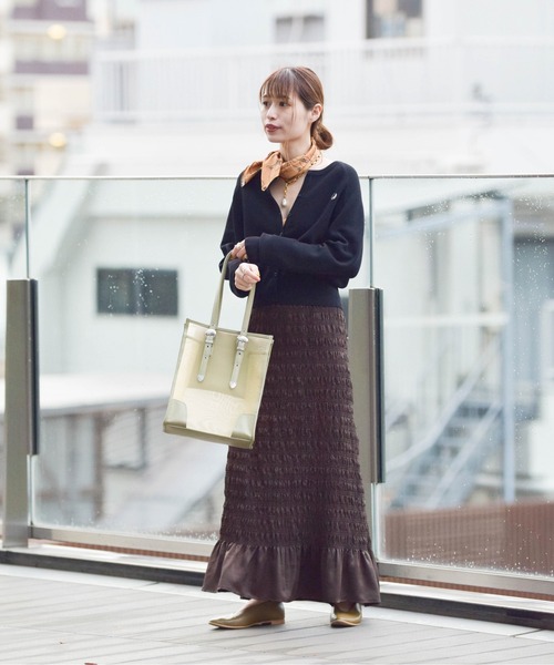 Ray BEAMS（レイビームス）の「CONTROL FREAK × Ray BEAMS / 別注 シアー ウエスタン トートバッグ（トートバッグ・レディース・ブラック/グリーン・ONE SIZE）」の10枚目の写真