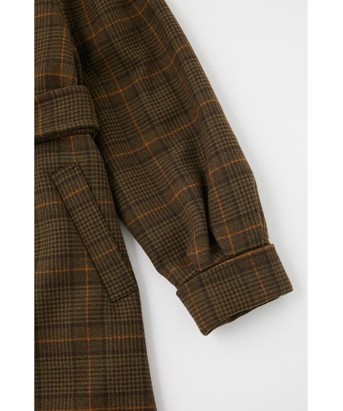 【美品】MOUSSY BIG COLLAR CHECK コート MOUSSY（マウジー）の「BIG COLLAR CHECK コート（その他