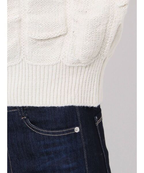 EMODA(エモダ)の「ワイドドレープニット(ニット/セーター・レディース・ブラック/パープル/ホワイト・FREE)」の17枚目の写真