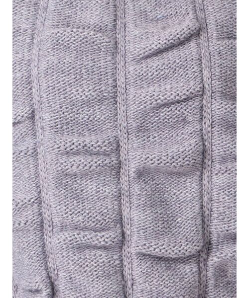 EMODA(エモダ)の「ワイドドレープニット(ニット/セーター・レディース・ブラック/パープル/ホワイト・FREE)」の19枚目の写真