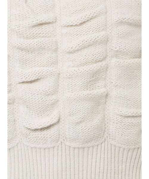 EMODA(エモダ)の「ワイドドレープニット(ニット/セーター・レディース・ブラック/パープル/ホワイト・FREE)」の20枚目の写真