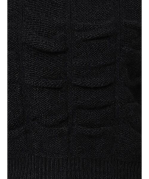 EMODA(エモダ)の「ワイドドレープニット(ニット/セーター・レディース・ブラック/パープル/ホワイト・FREE)」の21枚目の写真