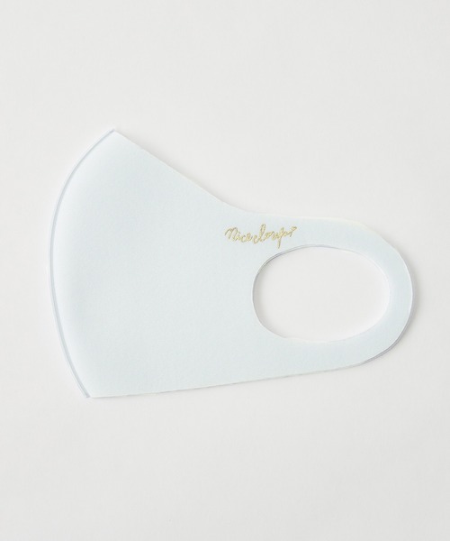 one after another NICE CLAUP（ワンアフターアナザーナイスクラップ）の「美白マスク【ゴールドロゴ】（その他小物・レディース・サックスブルー/ピンク/アイボリー/ベビーピンク/ミント・SMALL/MEDIUM）」の10枚目の写真