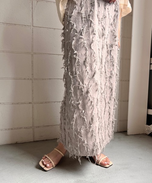 Bab（バブ）の「シャギージャガードキャミワンピース（ワンピース・レディース・ブラック/アイボリー/ライトグレー・38）」の16枚目の写真