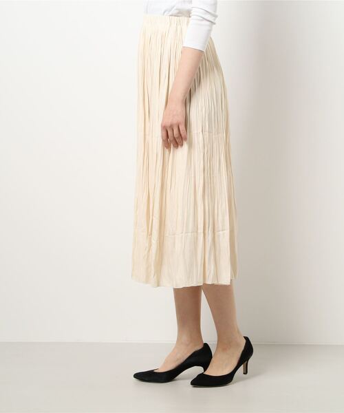 Clice de Paris(クリシェドゥパリス)の「K/ふんわりプリーツSK(スカート・レディース・アイボリー/ピンク/ミント・ONESIZE)」の4枚目の写真