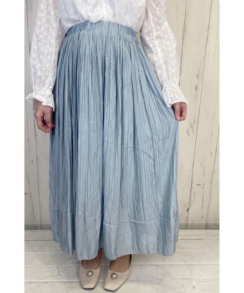 Clice de Paris(クリシェドゥパリス)の「K/ふんわりプリーツSK(スカート・レディース・アイボリー/ピンク/ミント・ONESIZE)」の1枚目の写真