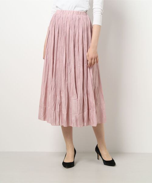 Clice de Paris(クリシェドゥパリス)の「K/ふんわりプリーツSK(スカート・レディース・アイボリー/ピンク/ミント・ONESIZE)」の8枚目の写真