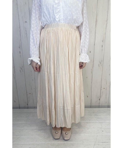 Clice de Paris(クリシェドゥパリス)の「K/ふんわりプリーツSK(スカート・レディース・アイボリー/ピンク/ミント・ONESIZE)」の9枚目の写真