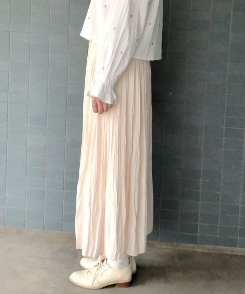 Clice de Paris(クリシェドゥパリス)の「K/ふんわりプリーツSK(スカート・レディース・アイボリー/ピンク/ミント・ONESIZE)」の11枚目の写真