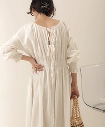 Bab | 【WEB限定】バックリボンロングワンピース(ワンピース)