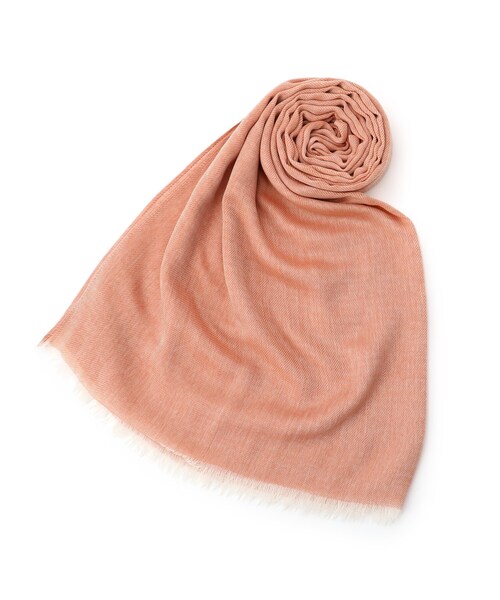 DRESKIP（ドレスキップ）の「◆薄手無地スト－ル（ストール/ショール・レディース・ライトグリーン/アイボリー/ライトオレンジ系・00）」の3枚目の写真