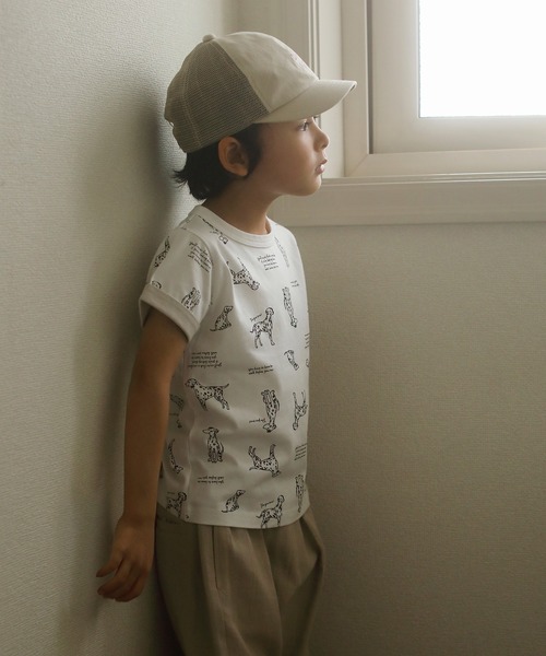 D.fesense（ディーフェセンス）の「メッシュロゴキャップ（キャップ・キッズ・ブラック/ベージュ・FREE）」の5枚目の写真