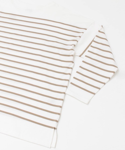 URBAN RESEARCH DOORS（アーバンリサーチドアーズ）の「パネルボーダーボートネックカットソー（Tシャツ/カットソー・レディース・ブラック/ベージュ/ロイヤルブルー・ONE）」の15枚目の写真