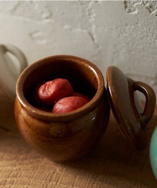 GEORGE'S（ジョージズ）の「益子焼の丸壷 大（キッチンツール・レディース・ホワイト/ブラウン/ブルー・FREE）」の2枚目の写真