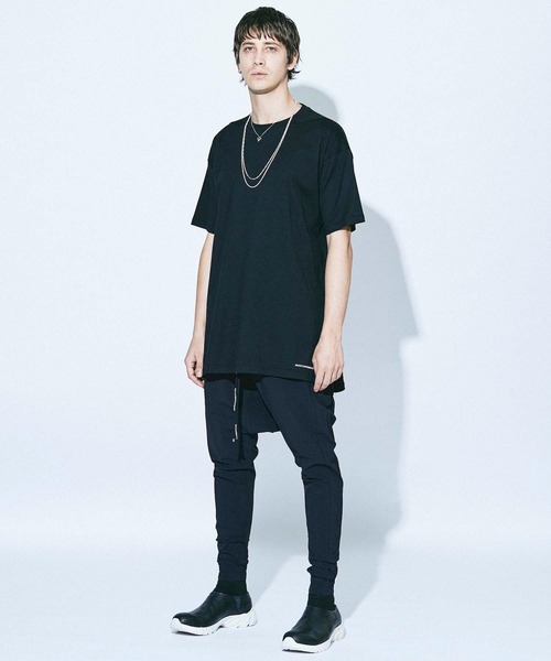 MSML(エムエスエムエル)の「SIDE SLIT SHORT SLEEVE TEE(Tシャツ/カットソー・メンズ・ブラック/チャコールグレー/ホワイト・S/L/M)」の21枚目の写真