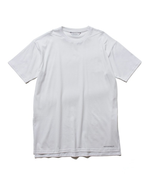 MSML(エムエスエムエル)の「SIDE SLIT SHORT SLEEVE TEE(Tシャツ/カットソー・メンズ・ブラック/チャコールグレー/ホワイト・S/L/M)」の12枚目の写真
