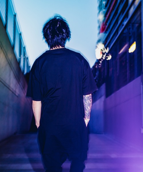 MSML(エムエスエムエル)の「SIDE SLIT SHORT SLEEVE TEE(Tシャツ/カットソー・メンズ・ブラック/チャコールグレー/ホワイト・S/L/M)」の7枚目の写真